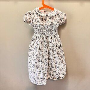 Trotters Arabella Rose Smocked Dress,‎ Blue Rose Floral - sz. 5